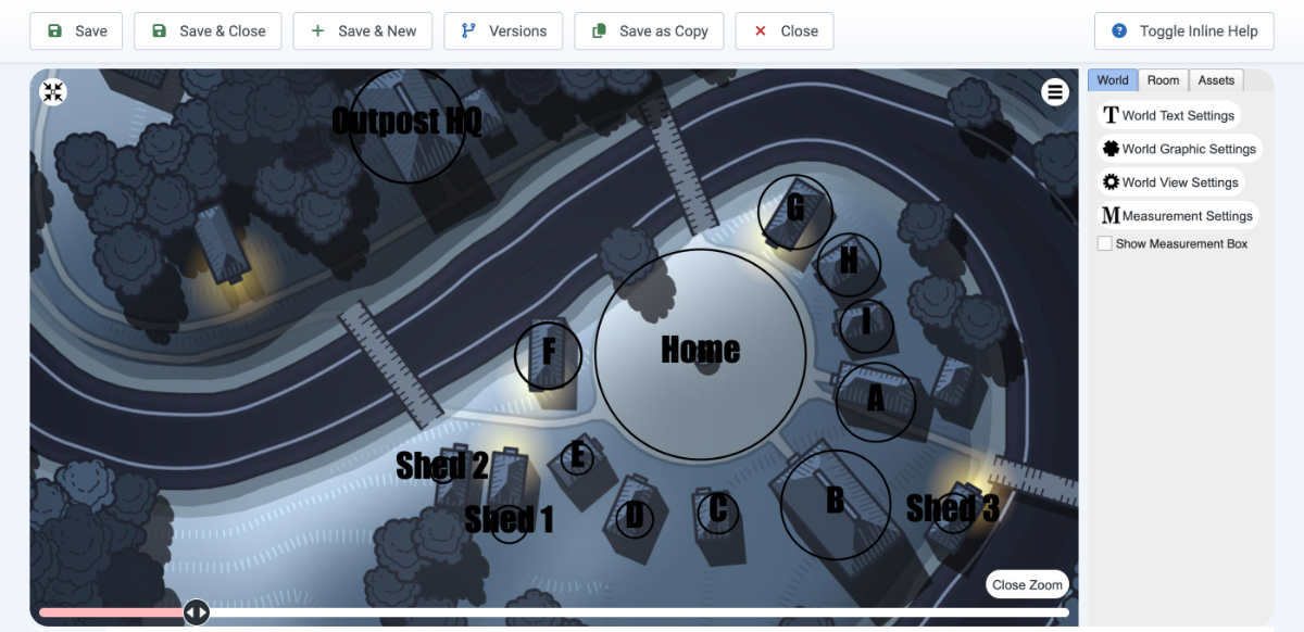 3DBug World Settings