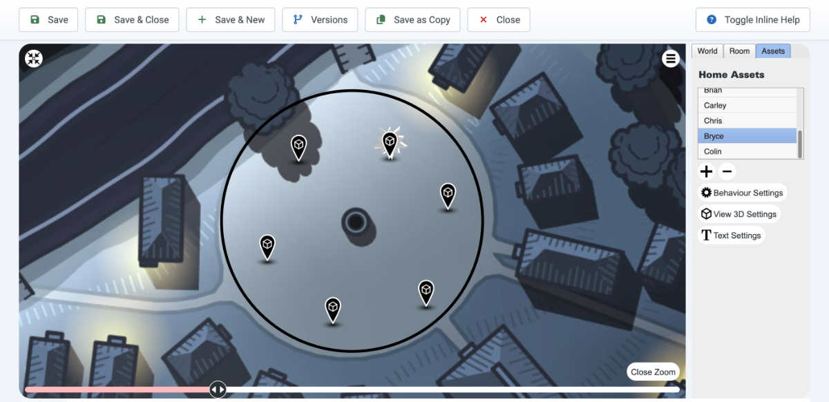 Asset Settings