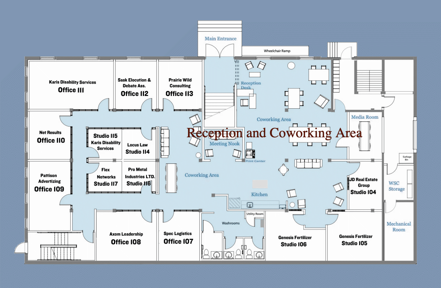 Coworking Floor Plan