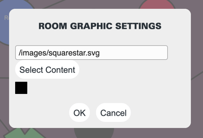 room graphic settings panel